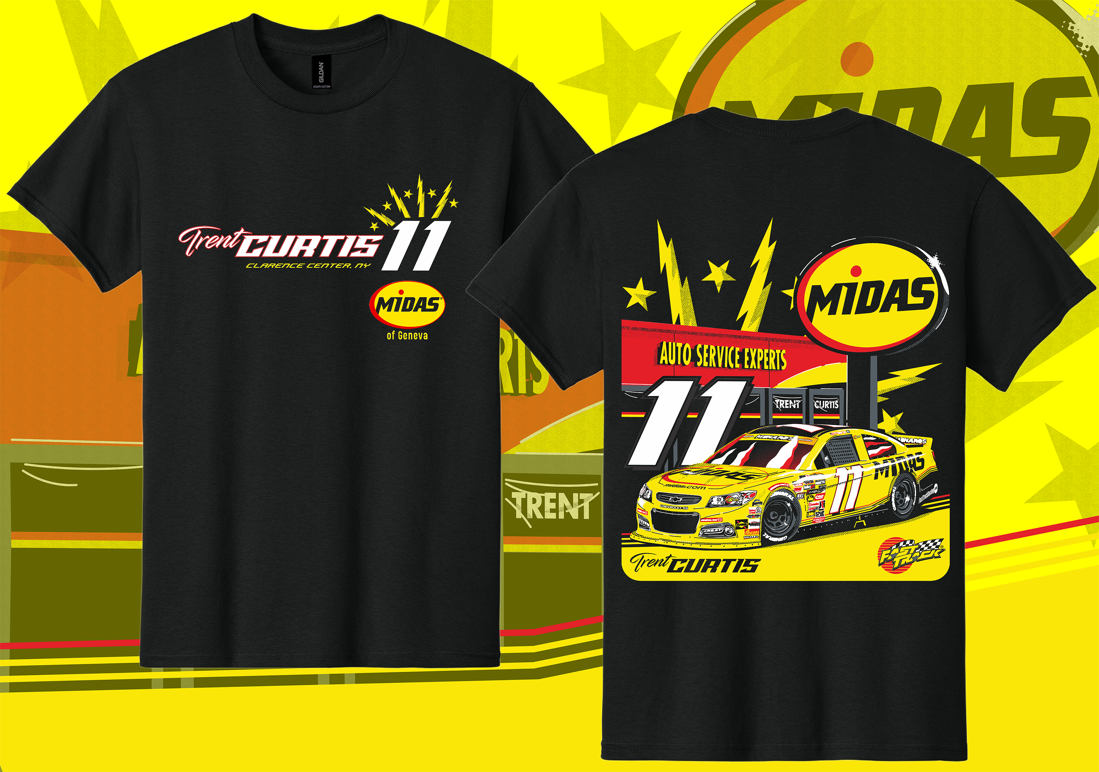 2026 Midas T-Shirt – Trent Curtis Racing